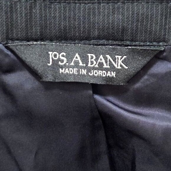 Jos. A. Bank Dark Navy Wool Two Button Signature Suit Coat Blazer Jacket 40S - Picture 6 of 8